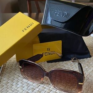 Fendi Tortoise Shell Sunglasses